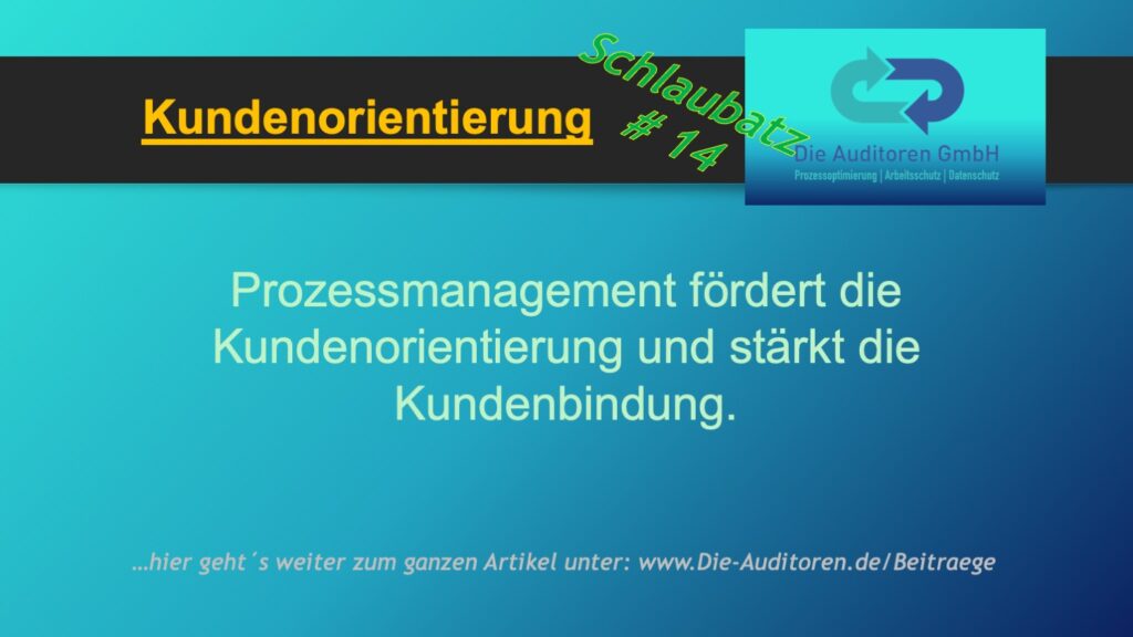 Schlaubatz # 14 7 Kundenorientierung