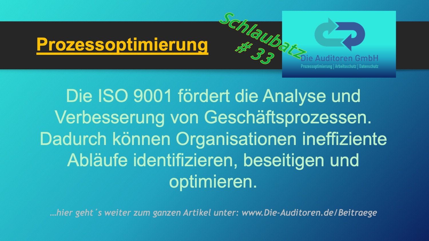 Prozessoptimierung