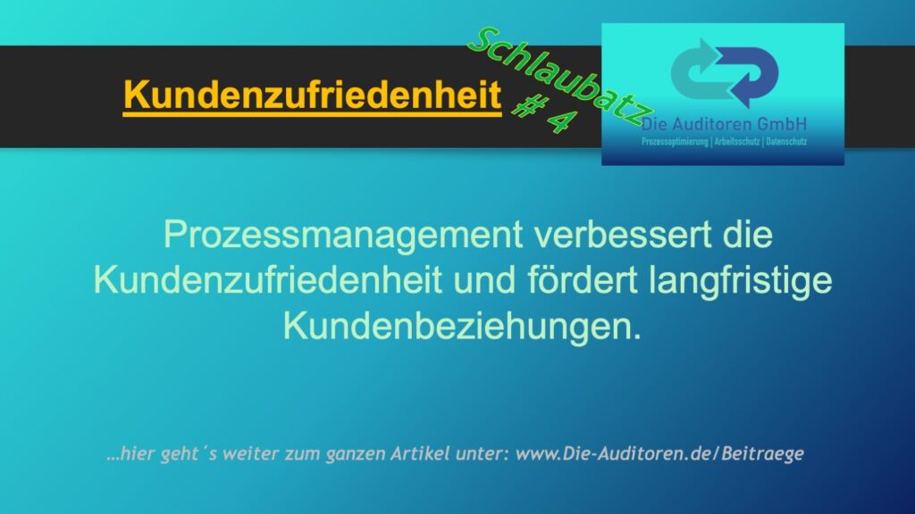 Schlaubatz # 4 7 Kundenzufriedenheit
